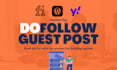 dofollow guest post backlink for your website free article