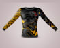 design full sublimation custom rash guard fitness wear tshirt with fast delivery