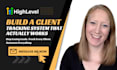 set up your go high level account for client tracking