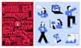 illustrate anything in a vector style