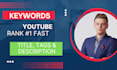 do keyword research, SEO youtube videos