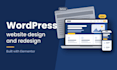design or redesign a wordpress business website with elementor