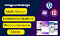 make ecommerce website multi vendor ecommerce using woocommerce