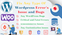 fix and resolve your wordpress website errors and bugs