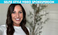 record a ugc selfie female spokesperson video