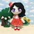 make a cute plush doll using felt fabric with felt eyes