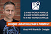 create unique location page content to boost your local SEO