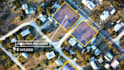 do real estate drone video with motion graphics