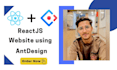 develop modern reactjs or nextjs website using ant design
