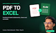 convert PDF invoices and bank statements to excel with automation