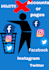 delete your facebook and instagram accounts and pages