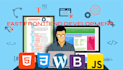 be your HTML, CSS, js, bootstrap front end web developer