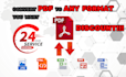 convert PDF to any format