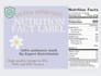 design authentic fda approved nutrition fact label and supplement label packing