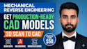 do professional mechanical reverse engineering and 3d cad modeling