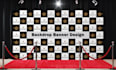 create an outstanding event backdrop design, step and repeat, red carpet, expo b