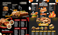 design eye catching restaurant food menu,  drink menu, food poster, brochure