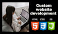 design, redesign responsive website with HTML, CSS, js