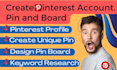 create a business pinterest account, pins and boards