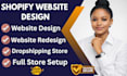 redesign shopify store design build shopify website design shopify redesign