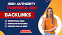 rank your website by high quality backlinks, manual linkbuilding service