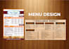 do attractive menu design