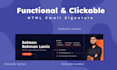 create clickable interactive email signature