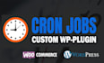 fix, develop custom cron jobs plugin, script for php, wordpress and woocommerce