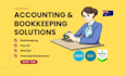do your monthly bookkeeping  accounting xero qbo