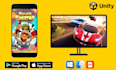 unity game development in unity 3d, android, ios, web, PC