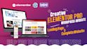 develop your wordpress website using elementor pro
