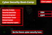 conduct cyber security bootcamp