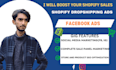 create shopify dropshipping facebook ads