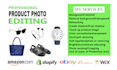 do professional product photo image editing and retouching with photoshop