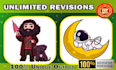 create unique custom clip arts