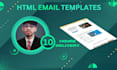 create responsive html newsletter layouts for mailchimp