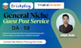 do general guest posts on da 52 website with do follow backlinks