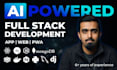 do ai web application, chatbot or full stack development