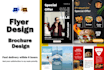 design a creative flyer and brochure as per your requirement