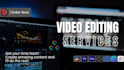 handle your youtube video editing, reels or shorts from rough cut to final