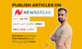publish article on newsbreak with dofollow links