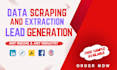 do data scraping and data extraction