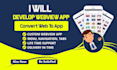 develop custom webview android app with features