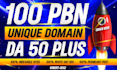 create high da 50 plus dofollow white hat SEO backlinks