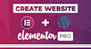 design a professional wordpress website using elementor pro