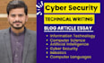 write well researched cyber security articles with SEO keywords