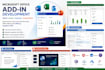create word addin, exceladdin and powerpoint addin