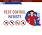 build pest control and cleaning services website