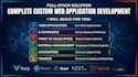 build your web applications, ecommerce, pos, erp, CRM, wms