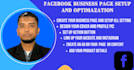 do facebook business page setup and optimization
